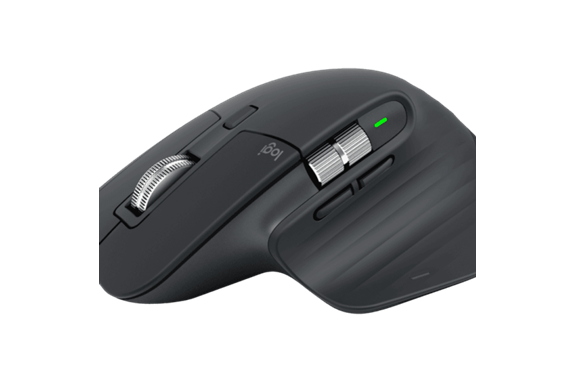 Logitech MX Master 3S for Mac Wireless Laser Mouse with Ultrafast Scrolling