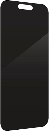 ZAGG - Glass Elite Privacy Maximum Impact & Privacy Filtering Screen Protector for Apple iPhone 15 Pro Max - Tinted