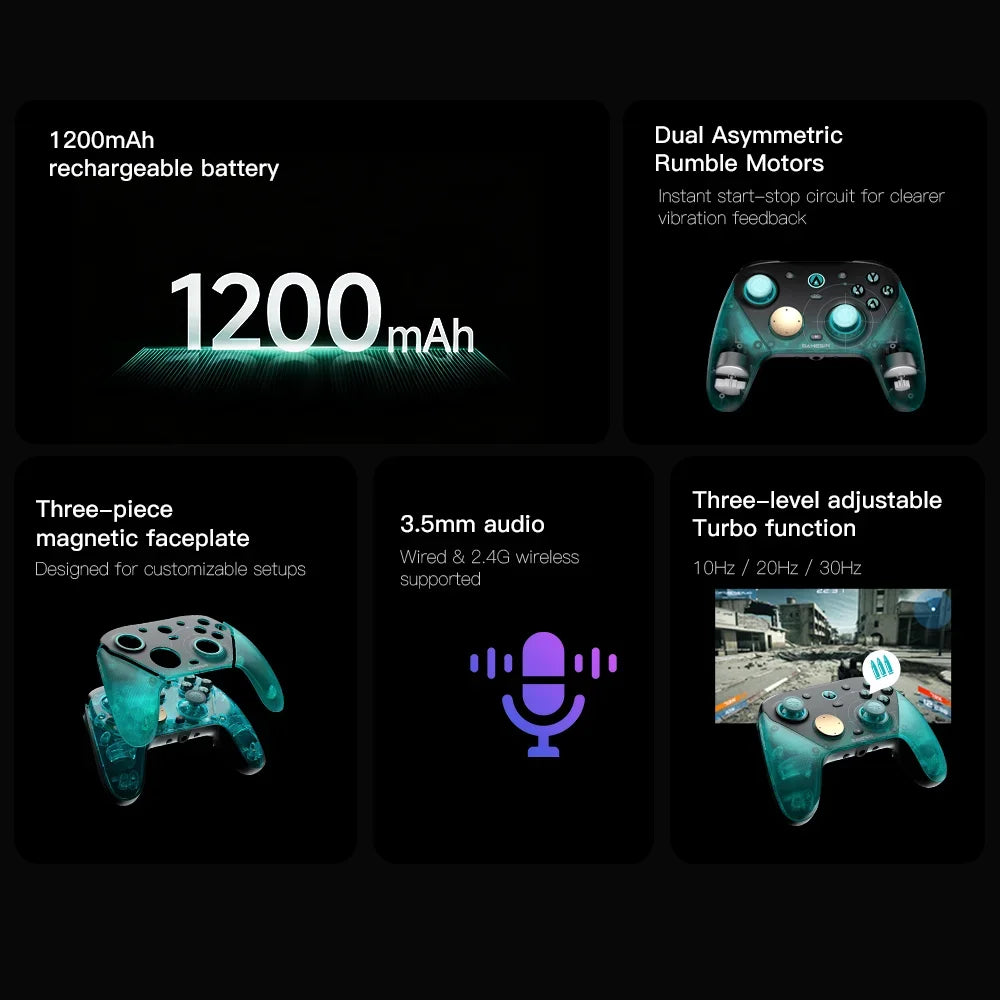 GameSir™ G7 Pro 8K PC Aimlabs Edition Wireless Esports Controller